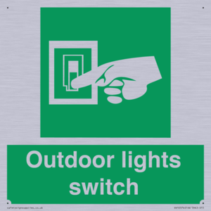 Outdoor lights switch